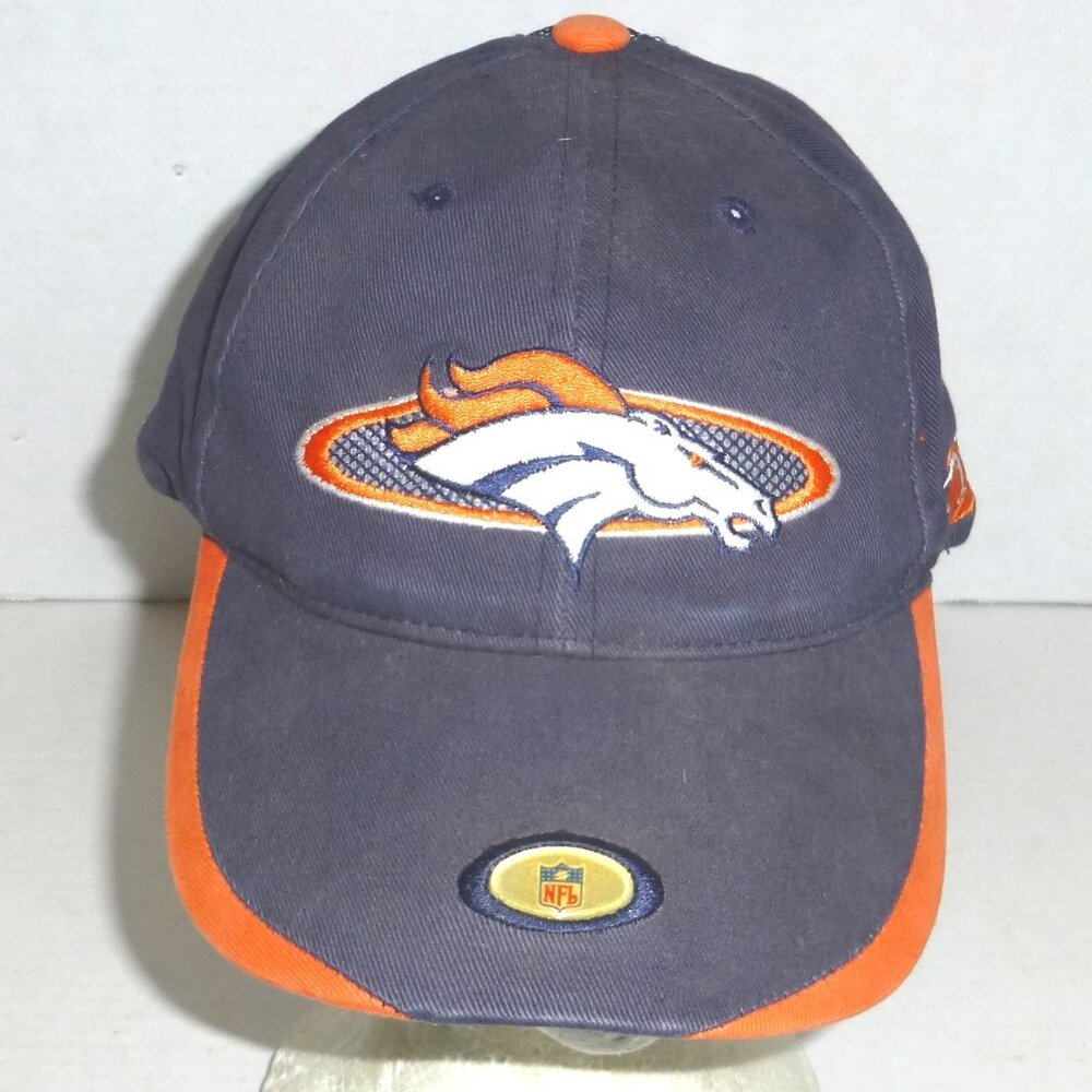 Sports Specialties NFL Pro Line Denver Broncos Hook & Loop Adjustable Hat READ